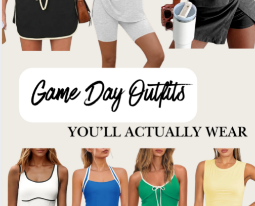 Game Day Outfits cover photo collage
