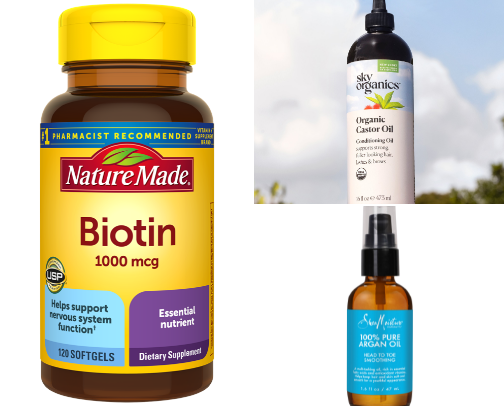 products for hair growth that actually work!!🎀 cover photo collage