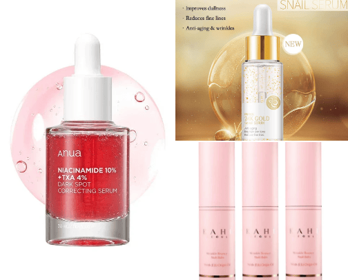 best skincare product cover photo collage