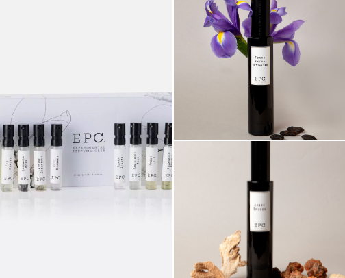 Experimental Perfume Club cover photo collage