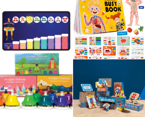 “I don’t know what to get them” - gifts ideas for a homeschooled child. cover photo collage