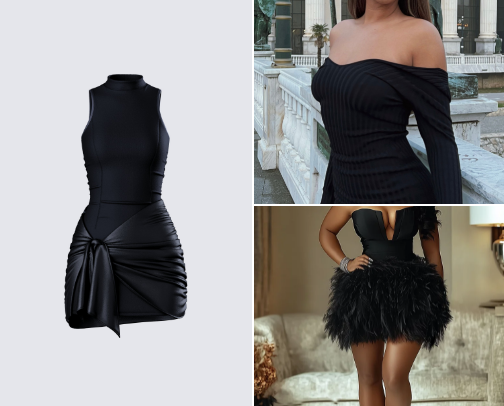 Every Woman Needs A Little Black Dress cover photo collage