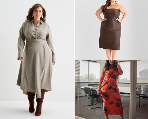 When I was a plus sized fashionista cover photo collage