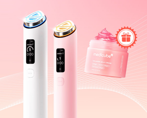 Skincare device cover photo collage