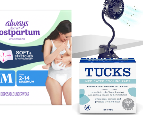 Postpartum and Labor essentials from L&D nurse 👩🏼‍⚕️ cover photo collage