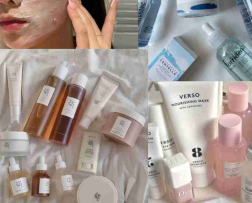 🎀Skin care🌸 cover photo collage