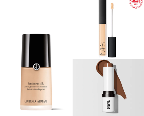Go-to clean girl make up cover photo collage