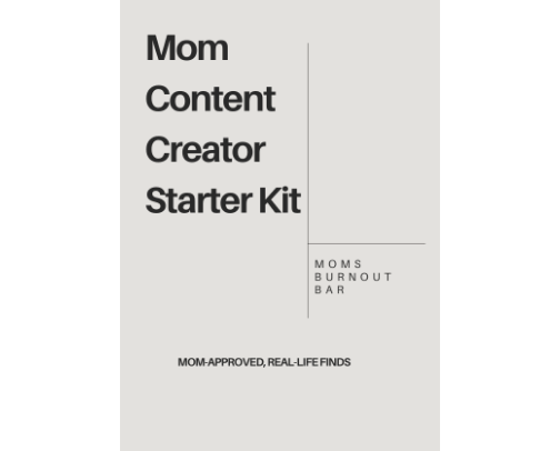 Mom Content Creator Starter Kit cover photo collage