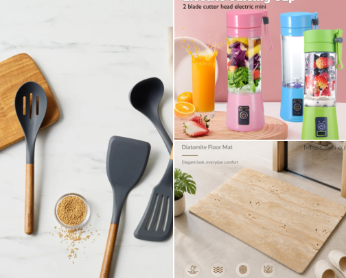 Aesthetic & Useful Kitchen Finds 🍽️ cover photo collage