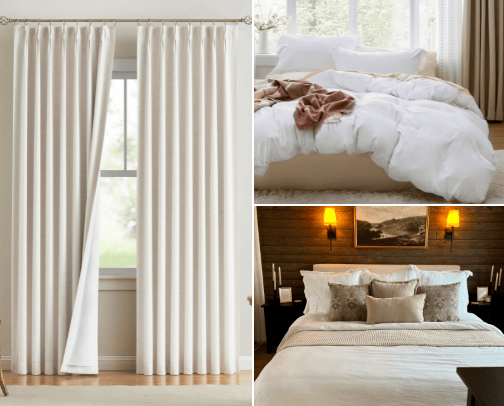 Cozy Organic/ Vintage Bedroom cover photo collage