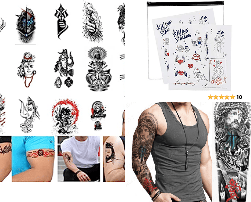 Temporary Tattoos cover photo collage