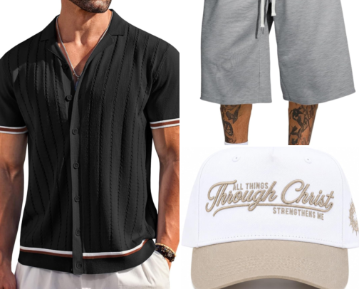 Trendy Men’s Attire cover photo collage