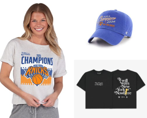 New York Knicks NBA Champs Merch cover photo collage