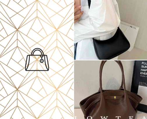 Bags with elegant design 👜 cover photo collage