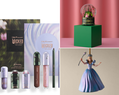 Wicked merch 💚💗 cover photo collage