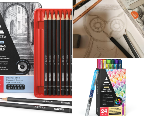 Art Supplies I Swear By cover photo collage