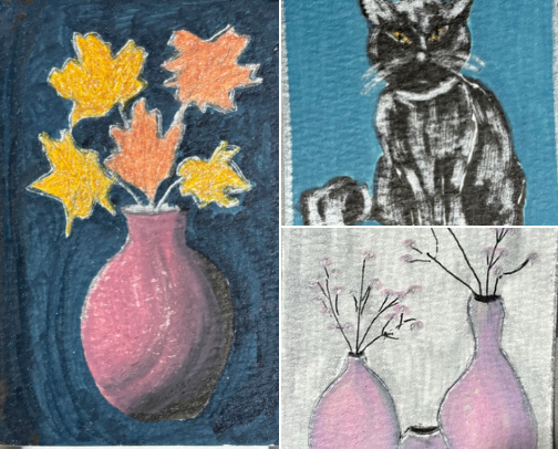 Beautiful Mini Art cover photo collage