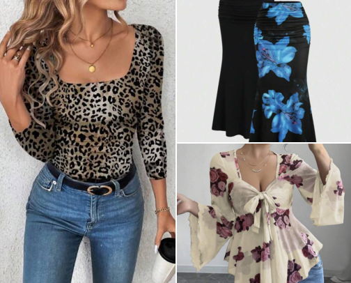 Shirts to die for for all women cover photo collage