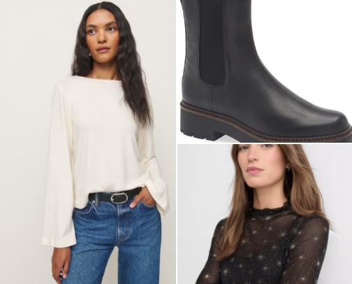 winter fashion edit cover photo collage