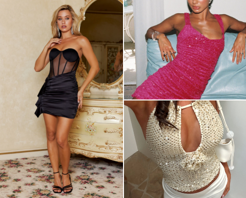Clubbing Fits for College Girlies cover photo collage