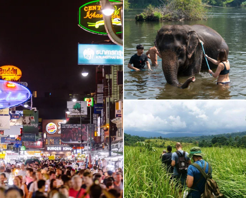 The Best Holiday in Bangkok, Thailand cover photo collage