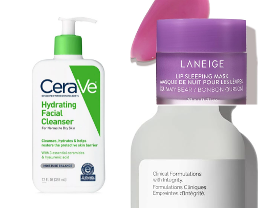 Skincare cover photo collage