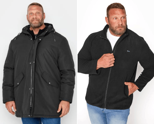 Plus Sized Clothes For Men cover photo collage