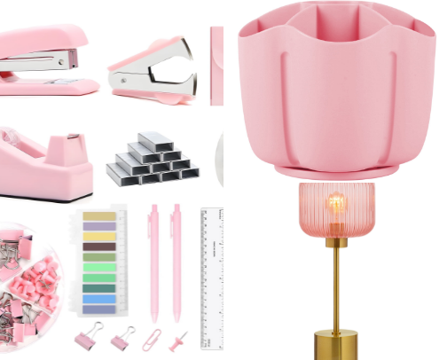 Pink office 💓💓💓 cover photo collage