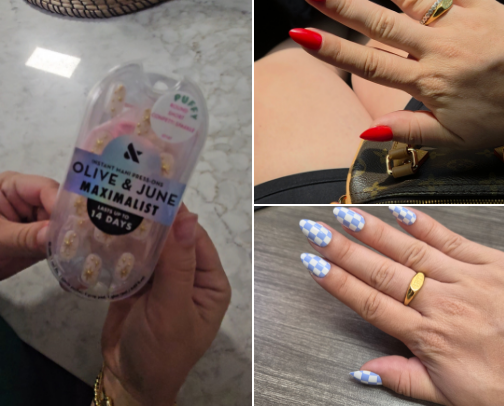 Nails cover photo collage