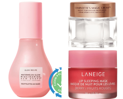 Skin care cover photo collage