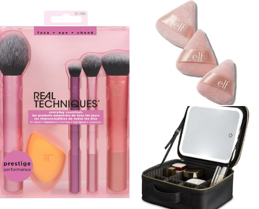 MAKEUP TOOLS & ACCESSORIES cover photo collage