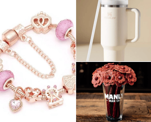 Valentines gift ideas cover photo collage