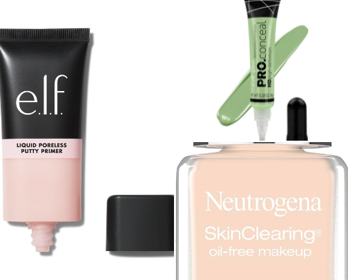 Best Makeup for Acne-Prone Skin (Non-Comedogenic & Tested Favourites) cover photo collage