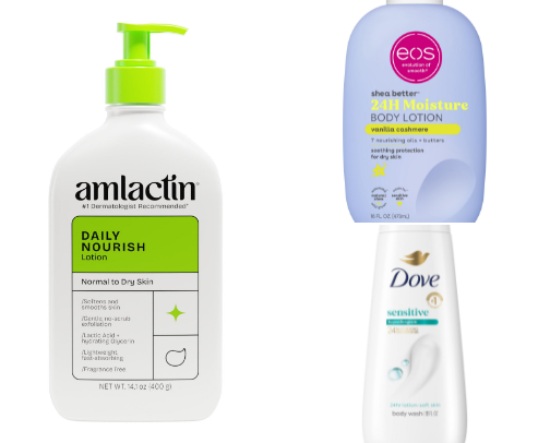 Body care I'm loving in my 50's cover photo collage