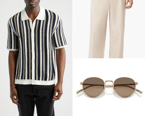 The Wax London Porto Stripe edit cover photo collage