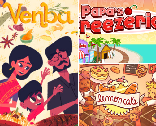 Your Dream Café Exists...and It's a Game cover photo collage