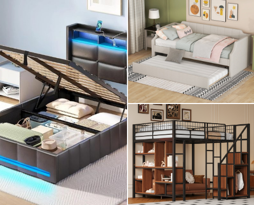Space Saving Furniture for Small Rooms & Smart Homes cover photo collage
