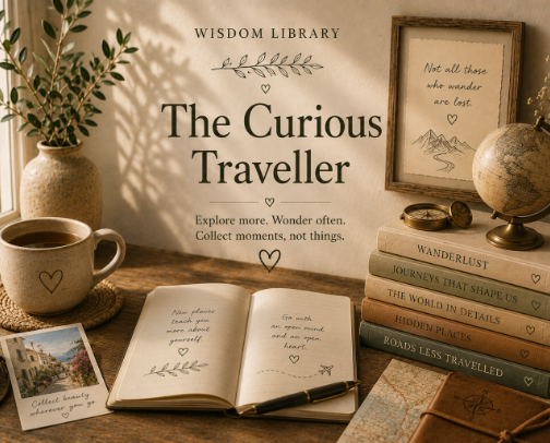 The Curious Traveller - Destinations cover photo collage