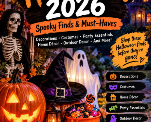 🎃 Halloween 2026: Spooky Finds & Must-Haves cover photo collage