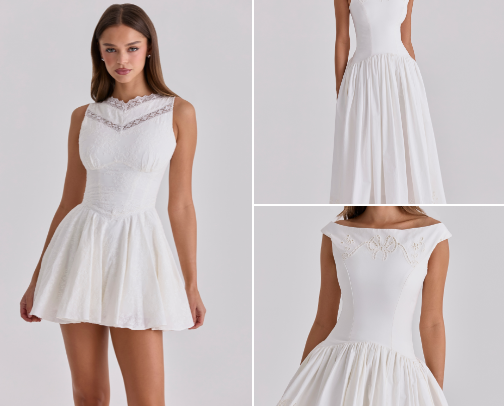 House of CB bridal event dresses cover photo collage