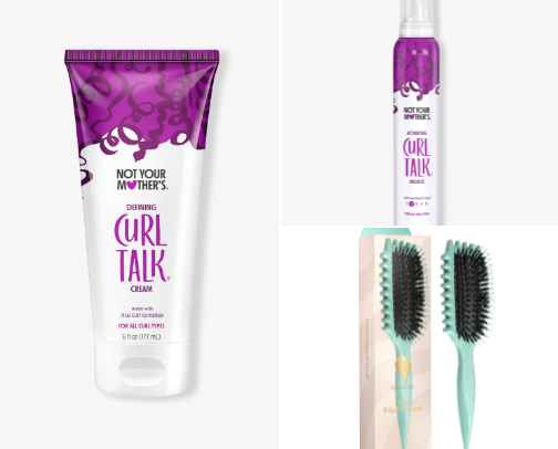 For My Curly Haired Girls cover photo collage
