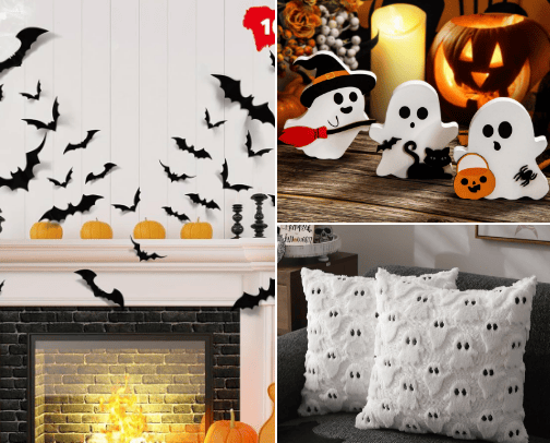 Home Decore for Halloween cover photo collage