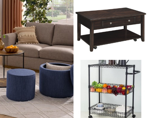 Small Space Saviors: Stylish Furniture with Hidden Storage🔥 cover photo collage