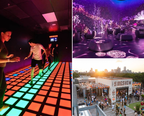 Sweet Escape in the A: Fun Spots & Adventures cover photo collage