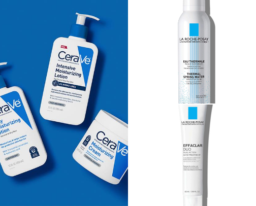 Skincare for dry skin💧 cover photo collage