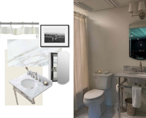 Clean & Timeless Bathroom cover photo collage