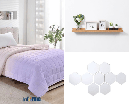 kamar tidur yang sederhana minimalis cover photo collage