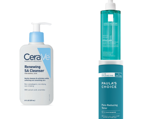 Acne Skincare Routine Step-by-Step (Products for Clear Skin & Fewer Breakouts) cover photo collage