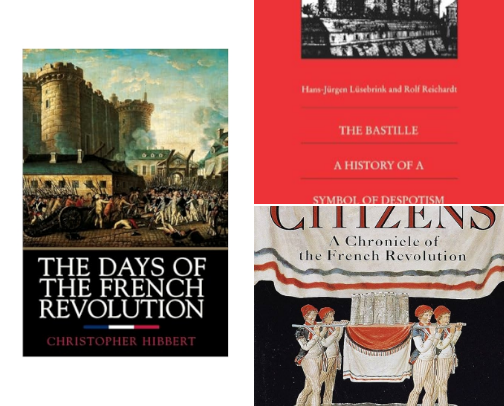 Bastille Day Reading List cover photo collage