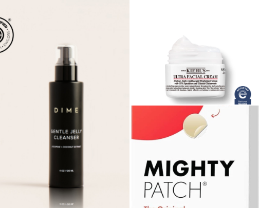 Affordable skincare cover photo collage